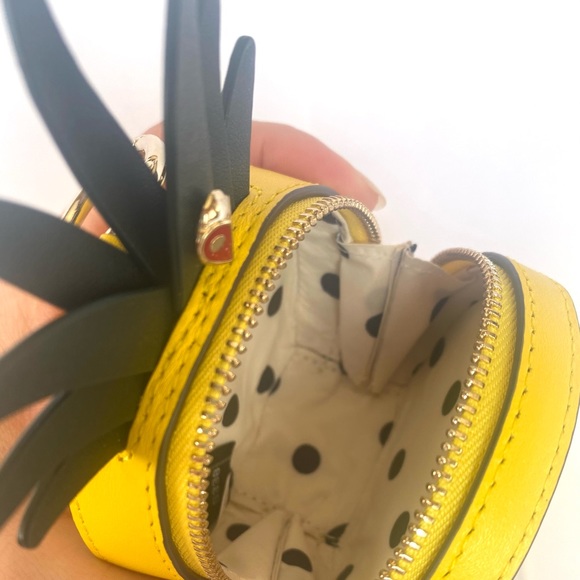 NWT Kate Spade Picnic Pineapple Coin Purse Light Bulb PWRU8011 - Picture 4 of 5